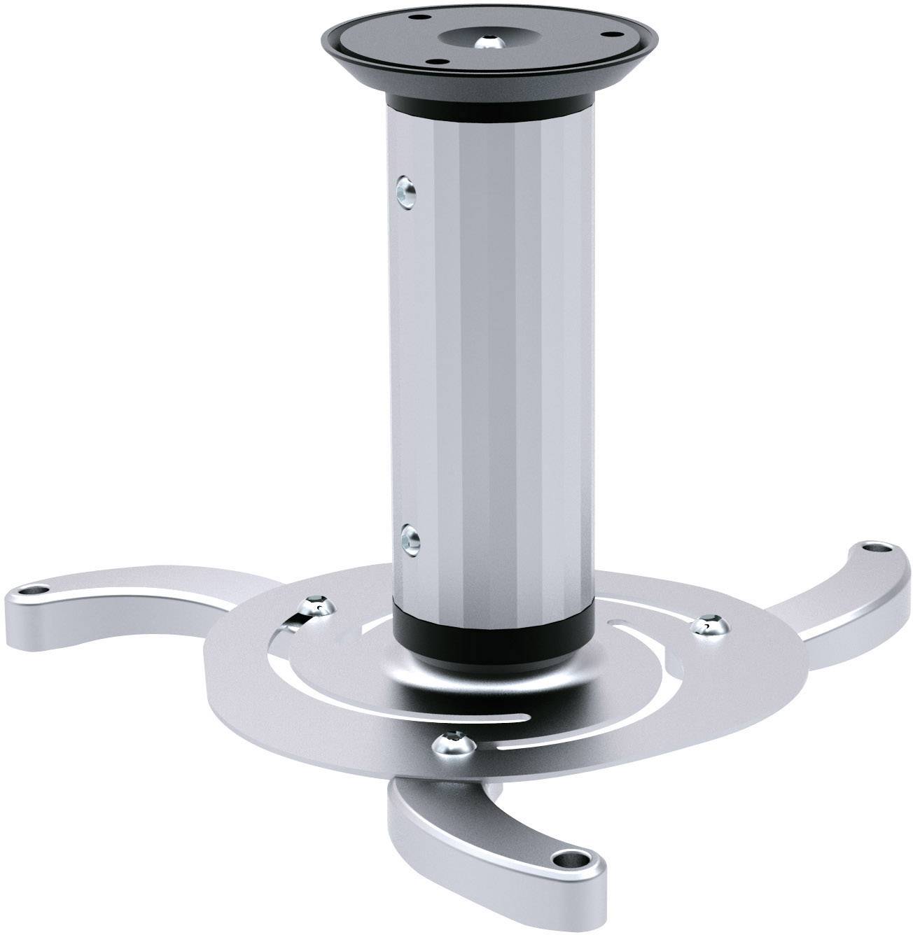 SpeaKa Professional Projector Projector ceiling mount Tiltable, Rotatable Max. distance to floor/ceiling: 20 cm Silver