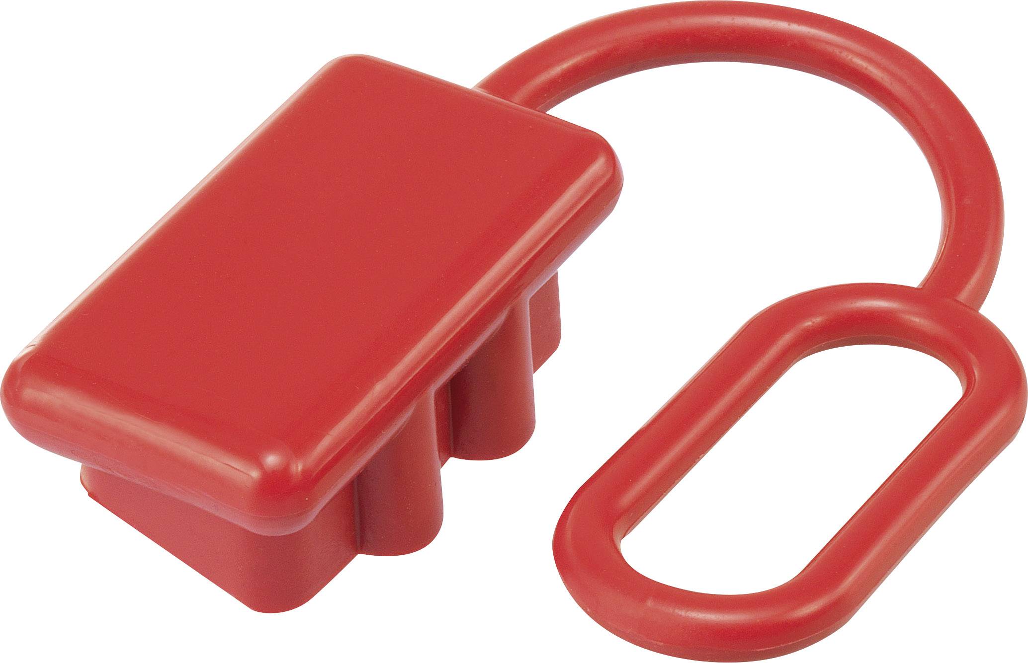 TRU COMPONENTS Dust protection cap for 50 A high current battery connector Red Content: 1 pc(s)