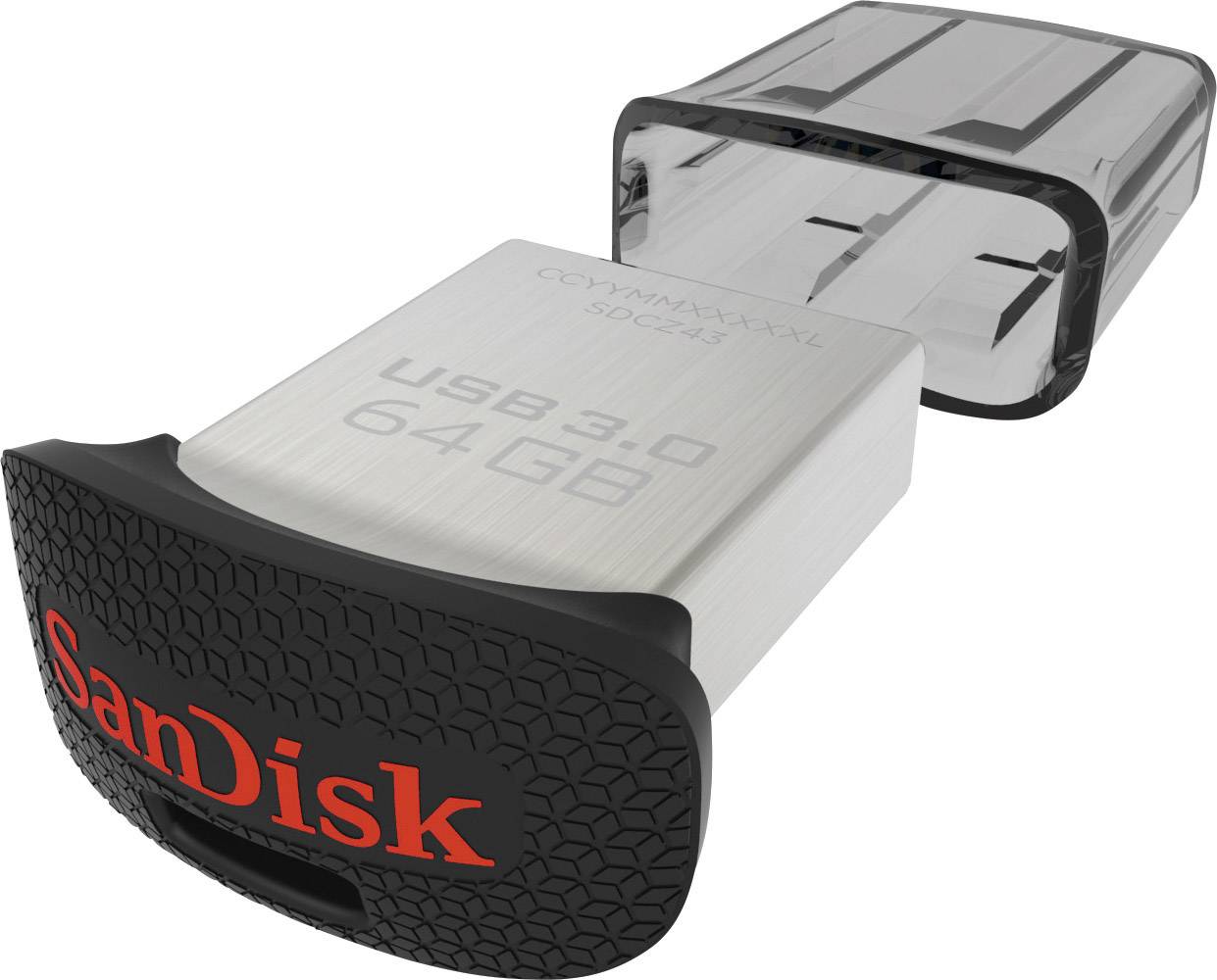 Skygge samlet set Lam SanDisk Ultra Fit™ USB stick 64 GB Black SDCZ43-064G-G46 USB 3.2 1st Gen (USB  3.0) | Conrad.com