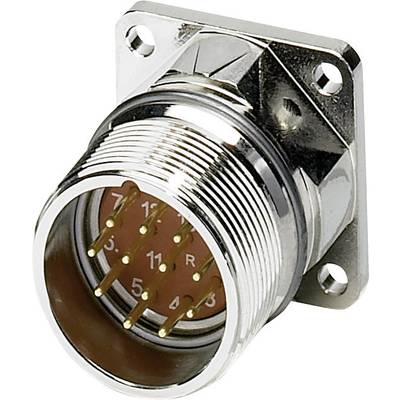 M23 connector. 1607260 RF-12P2N8AWA00 Silver Phoenix Contact Content: 1 pc(s)