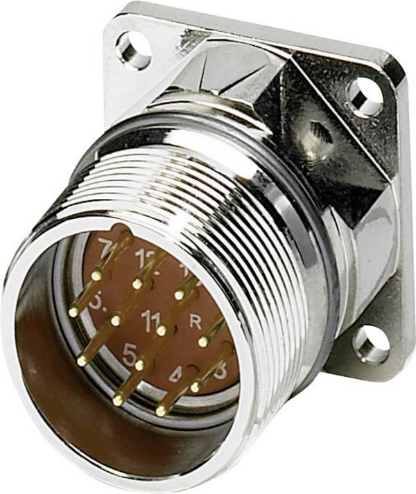 M23 connector. 1607260 RF-12P2N8AWA00 Silver Phoenix Contact Content: 1 pc(s)