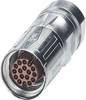 M17 cable connector 1607625 ST-17P1N8A8003S Silver Phoenix Contact Content: 1 pc(s)