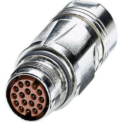 M17 in-line connector 1607631 ST-17P1N8A9004S Silver Phoenix Contact Content: 1 pc(s)