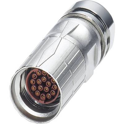 M17 cable connector 1607642 ST-17S1N8A8003S Silver Phoenix Contact Content: 1 pc(s)