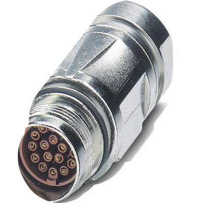 M17 in-line connector 1624533 ST-17S1N8A9005S Silver Phoenix Contact Content: 1 pc(s)