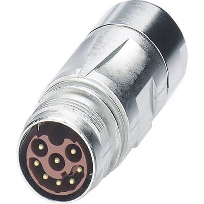 M17 compact in-line connector 1617813 ST-08P1N8A9K03S Silver Phoenix Contact Content: 1 pc(s)