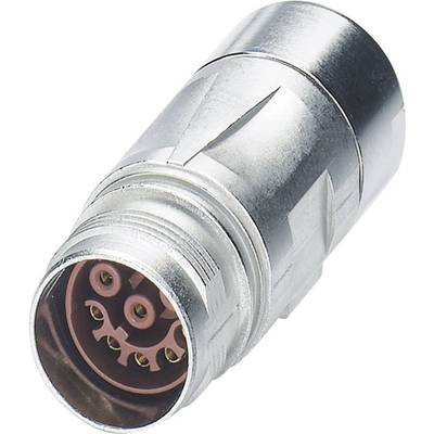 M17 compact in-line connector 1618725 ST-08S1N8A9K03S Silver Phoenix Contact Content: 1 pc(s)