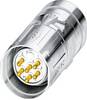 M23 cable connector 1619501 CA-07P1N8A8008S Silver Phoenix Contact Content: 1 pc(s)