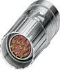 M23 feedback connector 1619607 CA-17M1N8A8504 Silver Phoenix Contact Content: 1 pc(s)