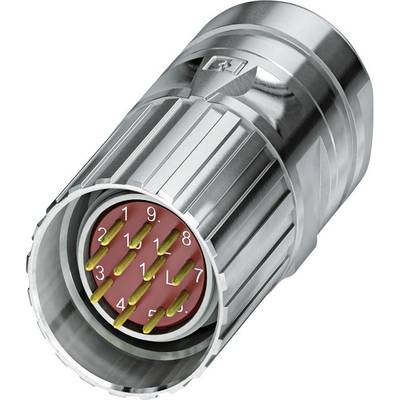 M23 feedback connector 1619624 CA-12M1N8A8502 Silver Phoenix Contact Content: 1 pc(s)