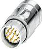 M23 in-line connector 1620021 CA-17P1N8A9008 Silver Phoenix Contact Content: 1 pc(s)