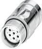 M23 in-line connector 1620034 CA-09S1N8A9008 Silver Phoenix Contact Content: 1 pc(s)