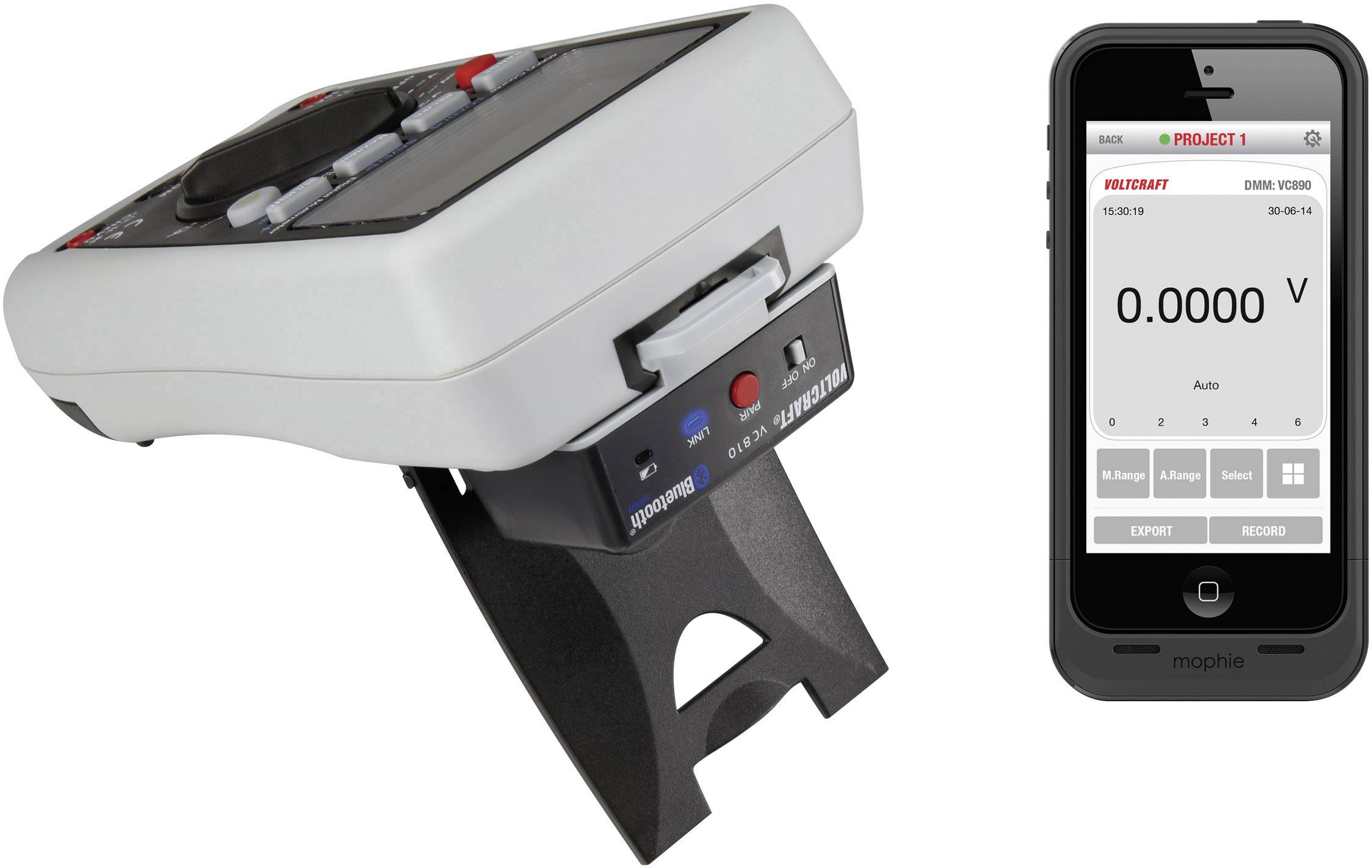 VOLTCRAFT VC890 OLED Handheld multimeter Digital OLED display, Data logger CAT III 1000 V, CAT IV 600 V Display (counts)-17