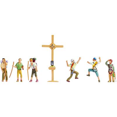 Image of NOCH TT Mountain hikers with summit cross Painted, Standing