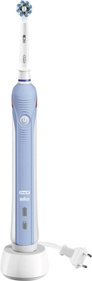 Vochtig romantisch snap Oral-B Pro 2000 Cross Action 09662 Electric toothbrush  Rotating/vibrating/pulsating White, Light blue | Conrad.com