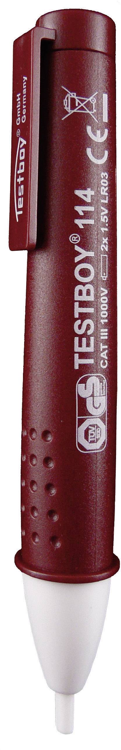 Testboy 114 Non-contact voltage tester CAT III 1000 V LED, Vibration