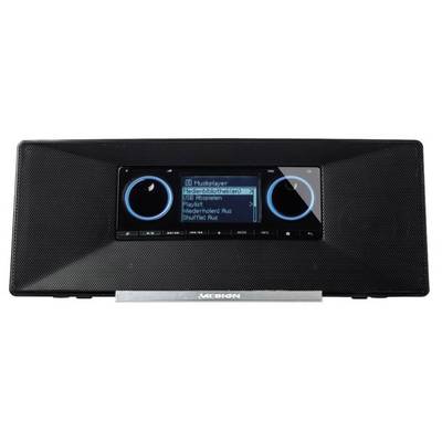 Medion Life® P85035 (MD 87090) Internet desk radio DAB+, FM AUX, Internet radio, USB DLNA-compatible Black-1