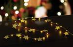 LED light chain wood star