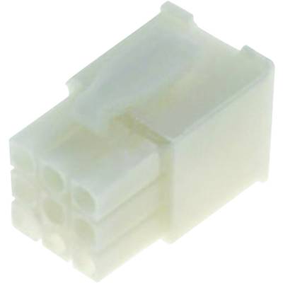 TE Connectivity Pin enclosure - cable Universal-MATE-N-LOK Total number of pins 9 Contact spacing: 4.20 mm 172169-1 1 pc