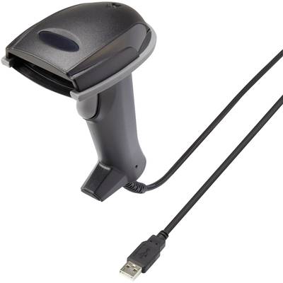 Renkforce CR6307A USB-Kit Barcode scanner Corded 1D CCD Black Hand-held USB