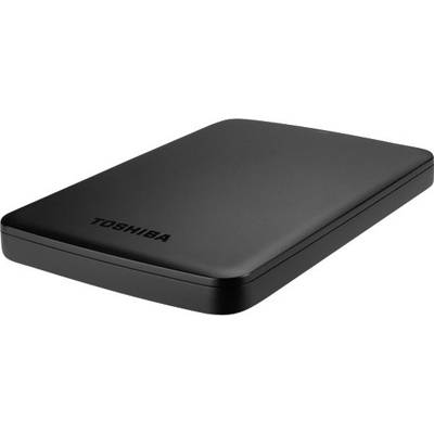 Toshiba Canvio Basics 1 TB 2.5" external hard drive USB A (USB 3.2 1st gen) Matt black HDTB310EK3AA-0