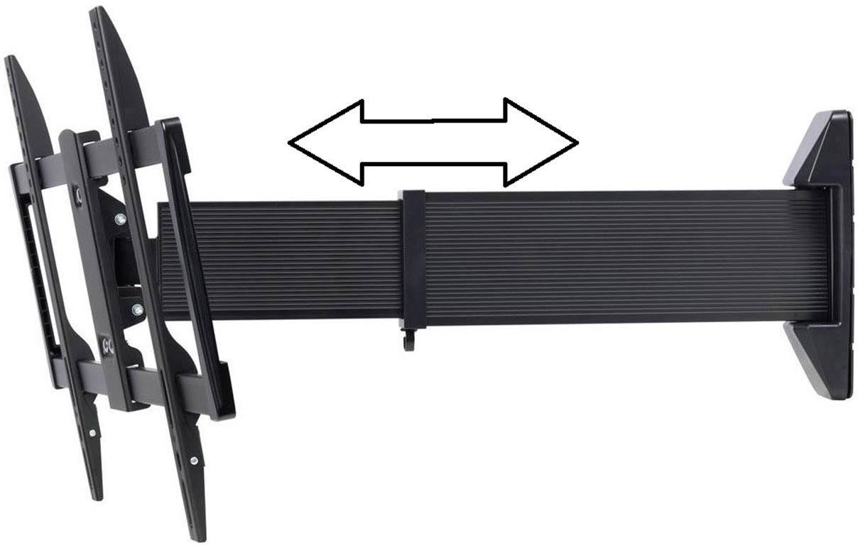 SpeaKa Professional TV wall mount Telescopic 94,0 cm (37) - 177,8 cm (70) Swivelling/tiltable, Swivelling, Retractable