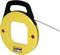 'Yellow draw tape tool with a black handle and exposed narrow tape on the right side, suitable for cable installation.'