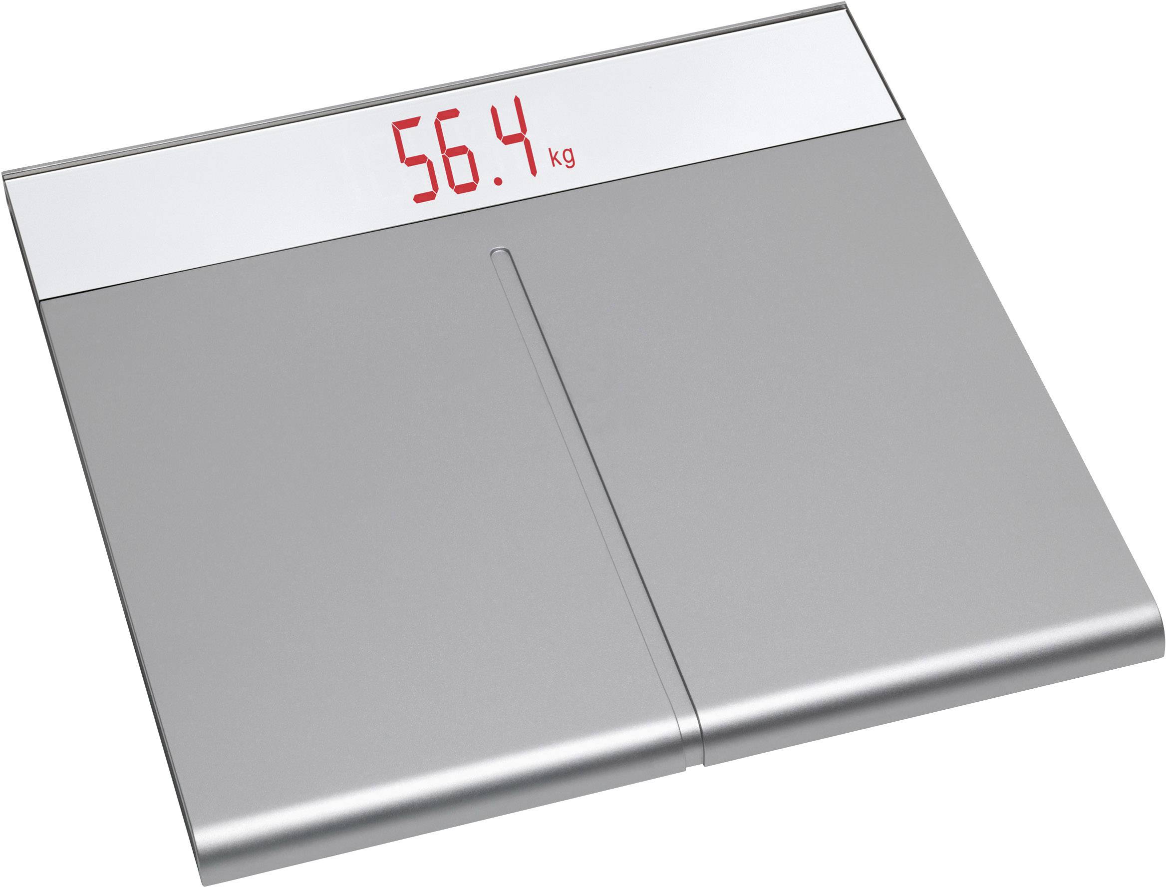 TFA Dostmann 50.1001.54 Digital bathroom scales 50.1001.54 Weight range=150 kg Silver-1