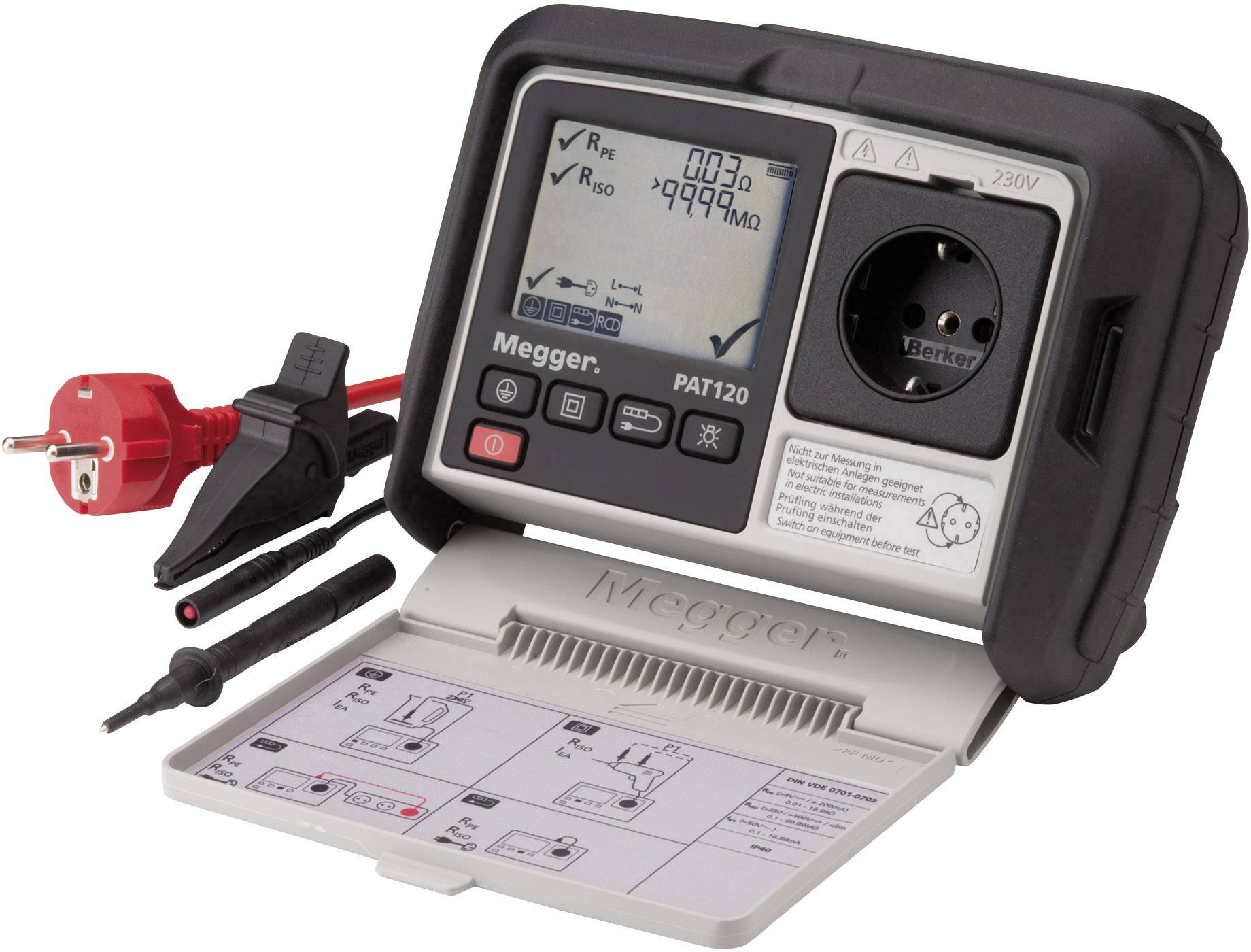 Megger 1003-066 Equipment tester VDE standard 0701-0702