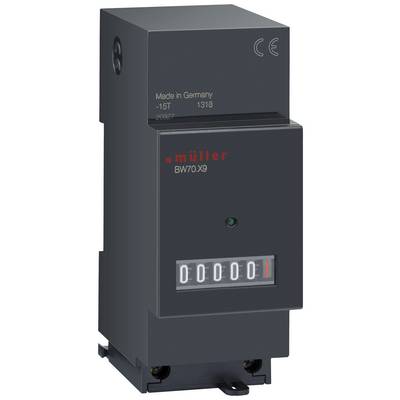 A black electric device with an analogue meter on the front. Label: 'müller BW70-X9'.