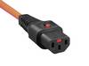 Kash IEC cable IEC C13 socket (cooling devices) - PG right-angle plug Black, Orange 2.00 m 1 pc(s)