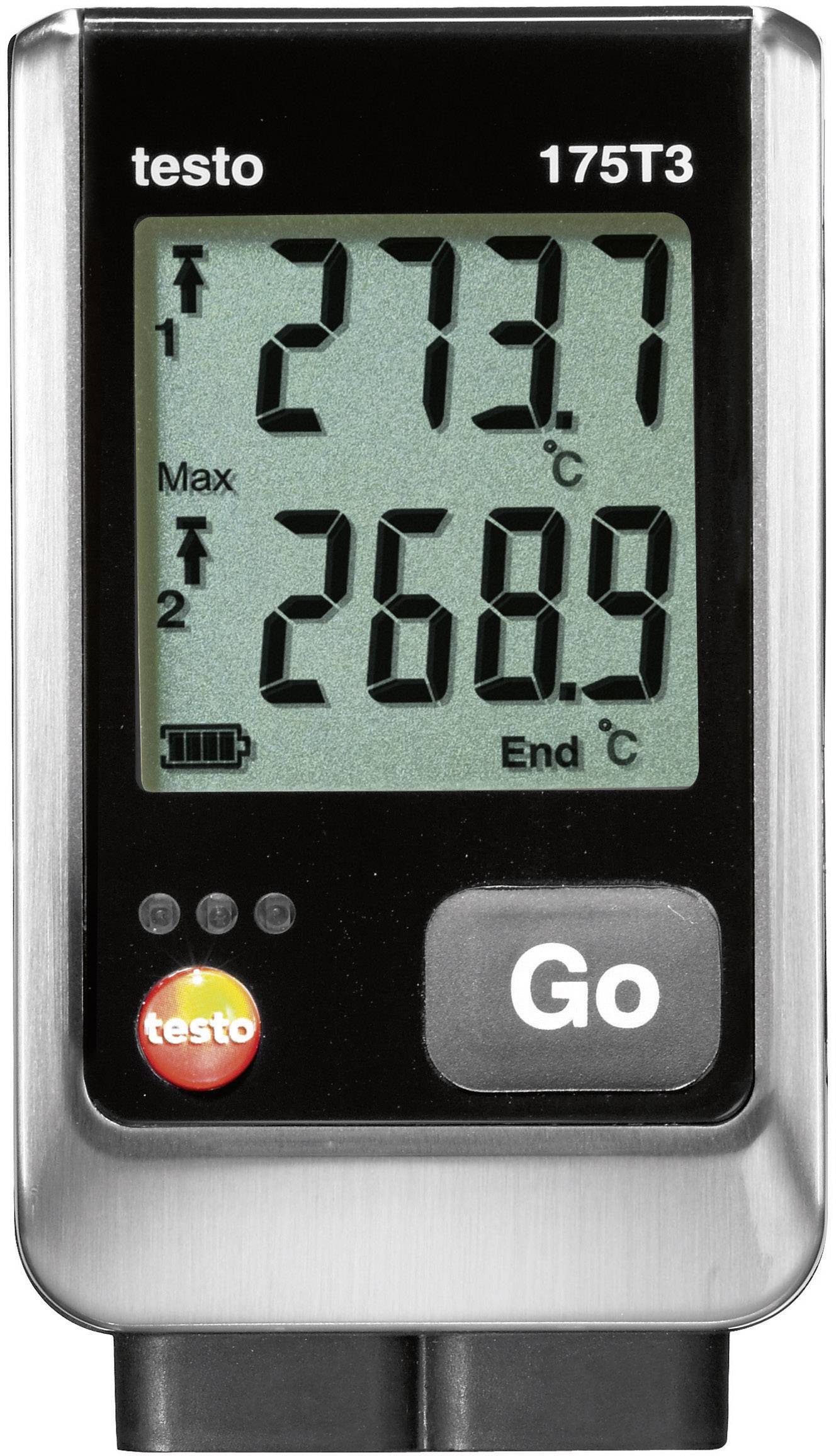 testo 175 T3 Temperature data logger Unit of measurement Temperature -50 up to +1000 °C Calibrated to Manufacturers standards (with certificate)