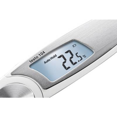 Digital thermometer showing 22.5 °C with "Auto Hold" function displayed.