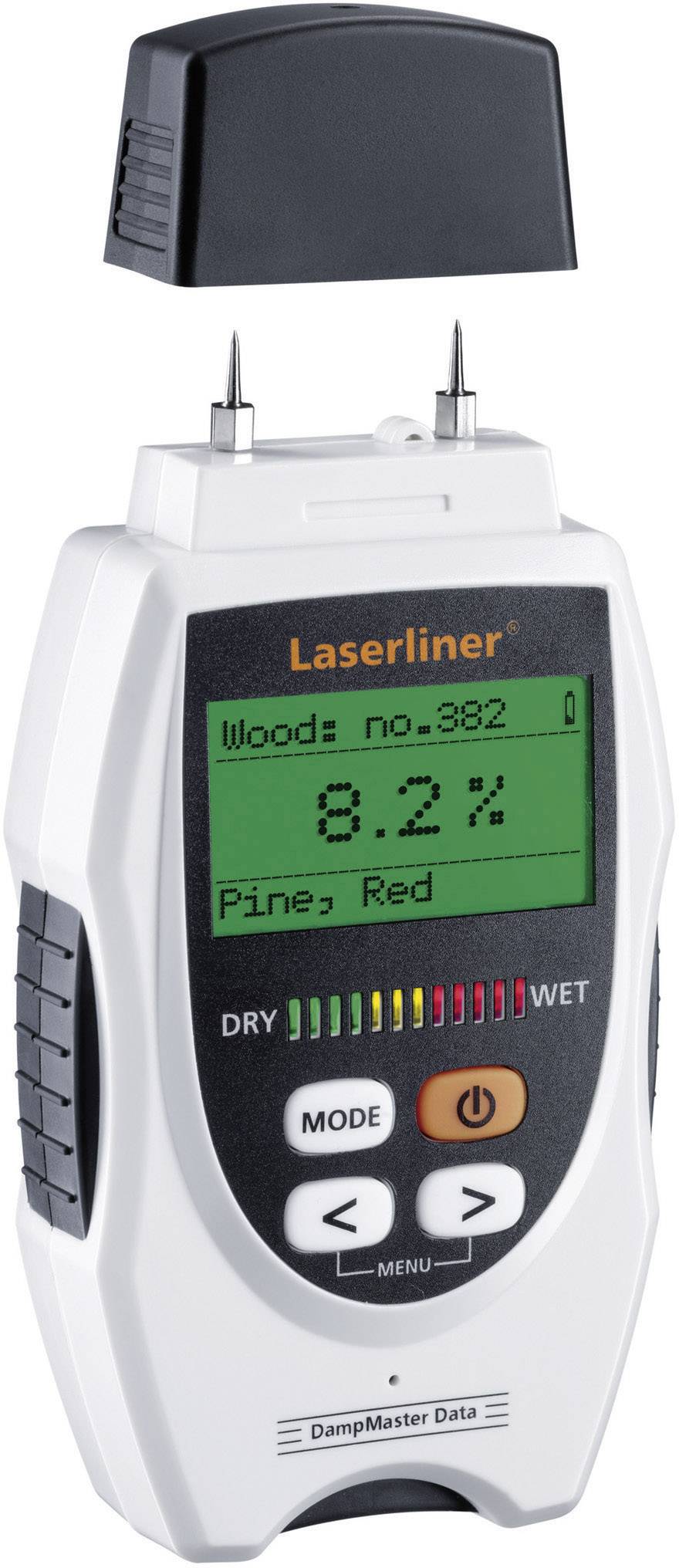 Moisture measuring device with CM mode evaluation