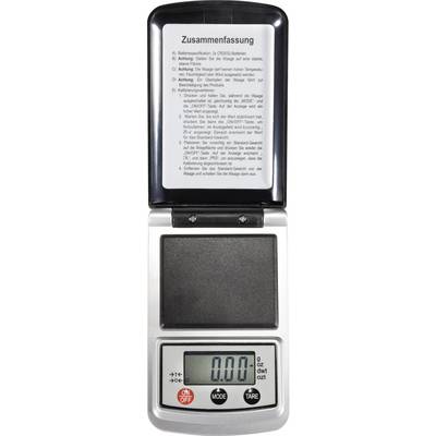 VOLTCRAFT PS-200B Pocket scales Weight range 200 g Readability 0.1 g battery-powered Calibrated to Manufacturer's standa-2