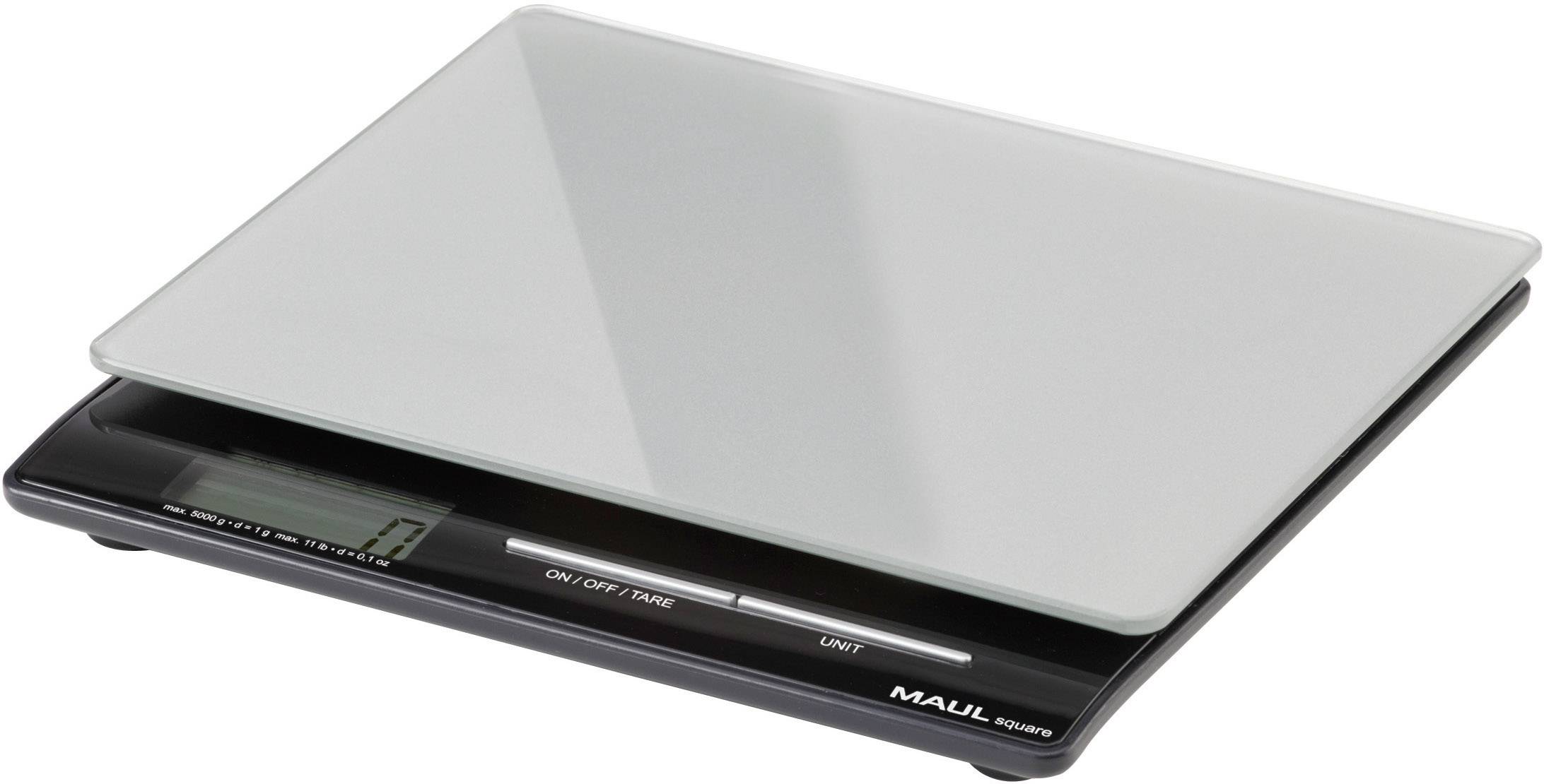 Maul MAULsquare 5000 g Letter scales Weight range 5 kg Readability 1 g battery-powered Silver