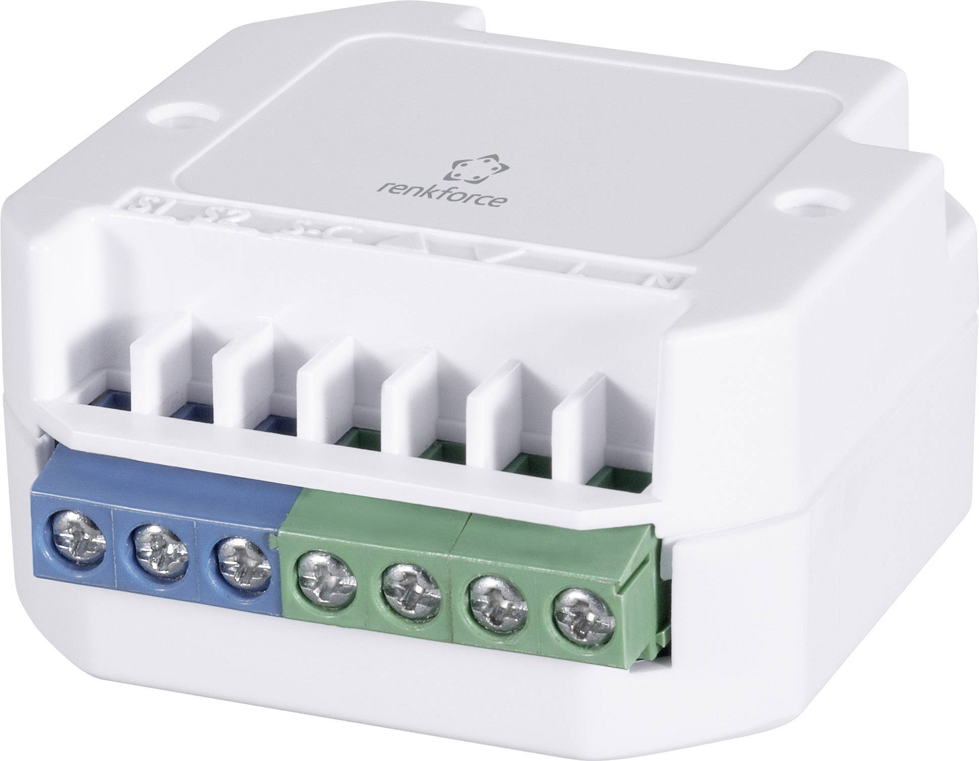 RS2W Wireless Blinds actuator Flush mount 1-channel Switching capacity (max.) 500 W Max. range (open field) 150 m-1