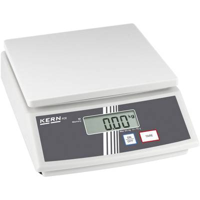 Kern FCE 6K2N FCE 6K2N Table top scales  Weight range 6 kg Readability 2 g mains-powered, battery-powered 