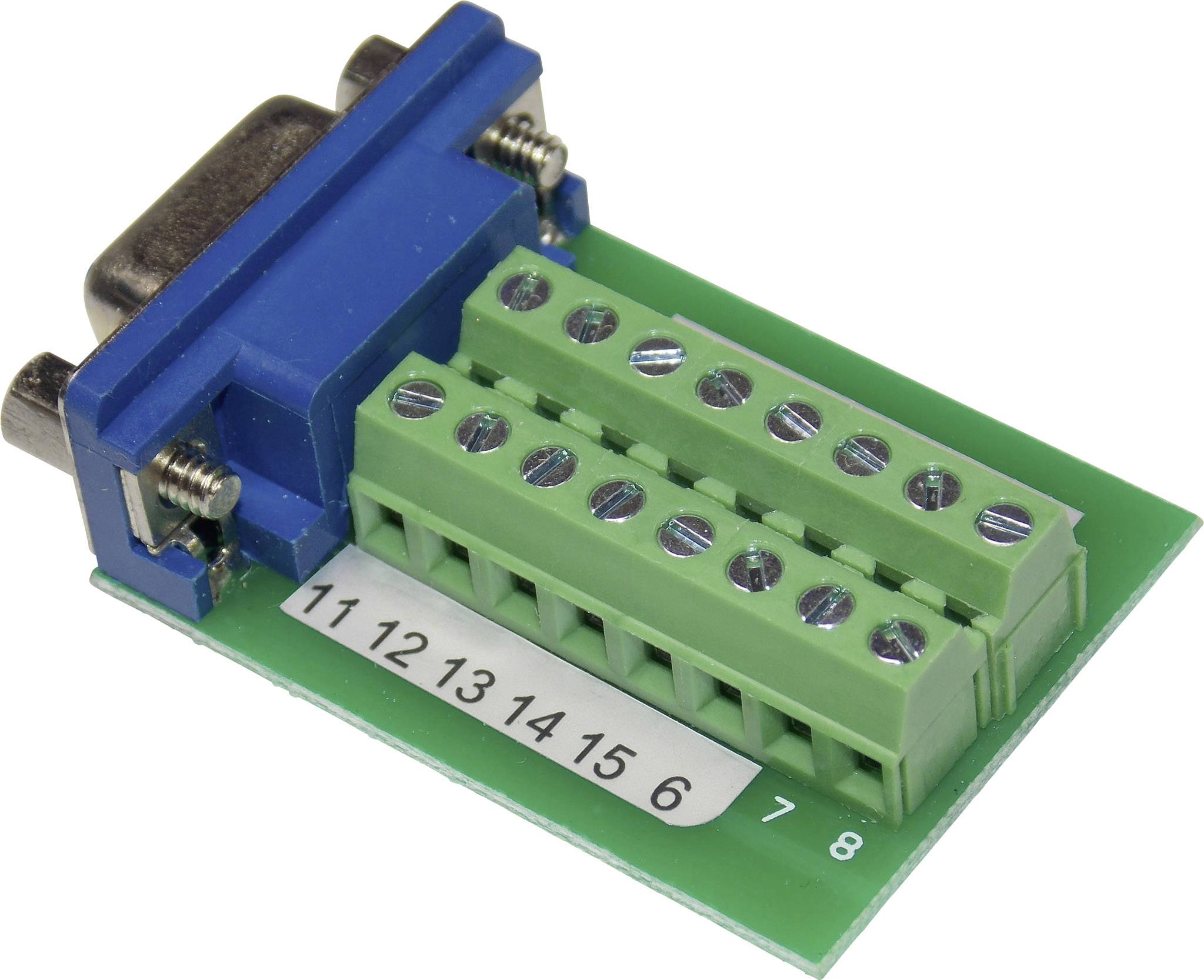 Conrad Components 1243971 VGA connector Socket, vertical vertical