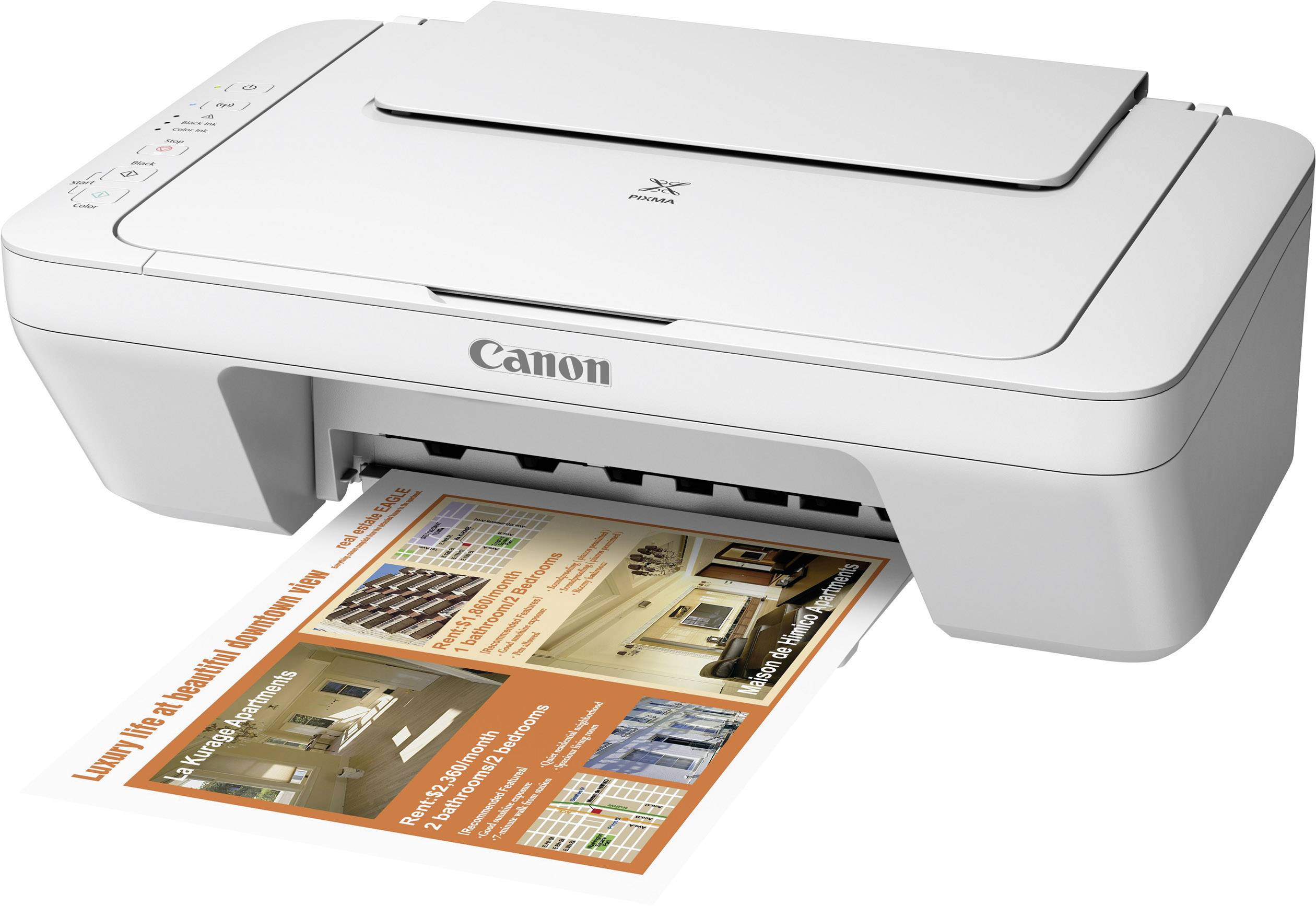 Canon Pixma Mg Colour Inkjet Multifunction Printer A Printer