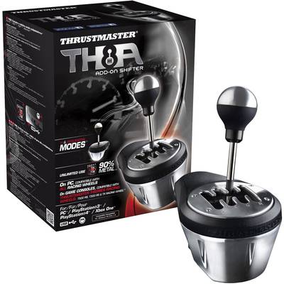 Thrustmaster TH8A Shifter Add-On Gear shift  PC, PlayStation 3, PlayStation 4, PlayStation 5, Xbox One, Xbox Series X, X