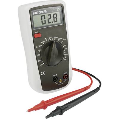 VOLTCRAFT VC135 Handheld multimeter Digital CAT III 600 V Display (counts): 2000-2