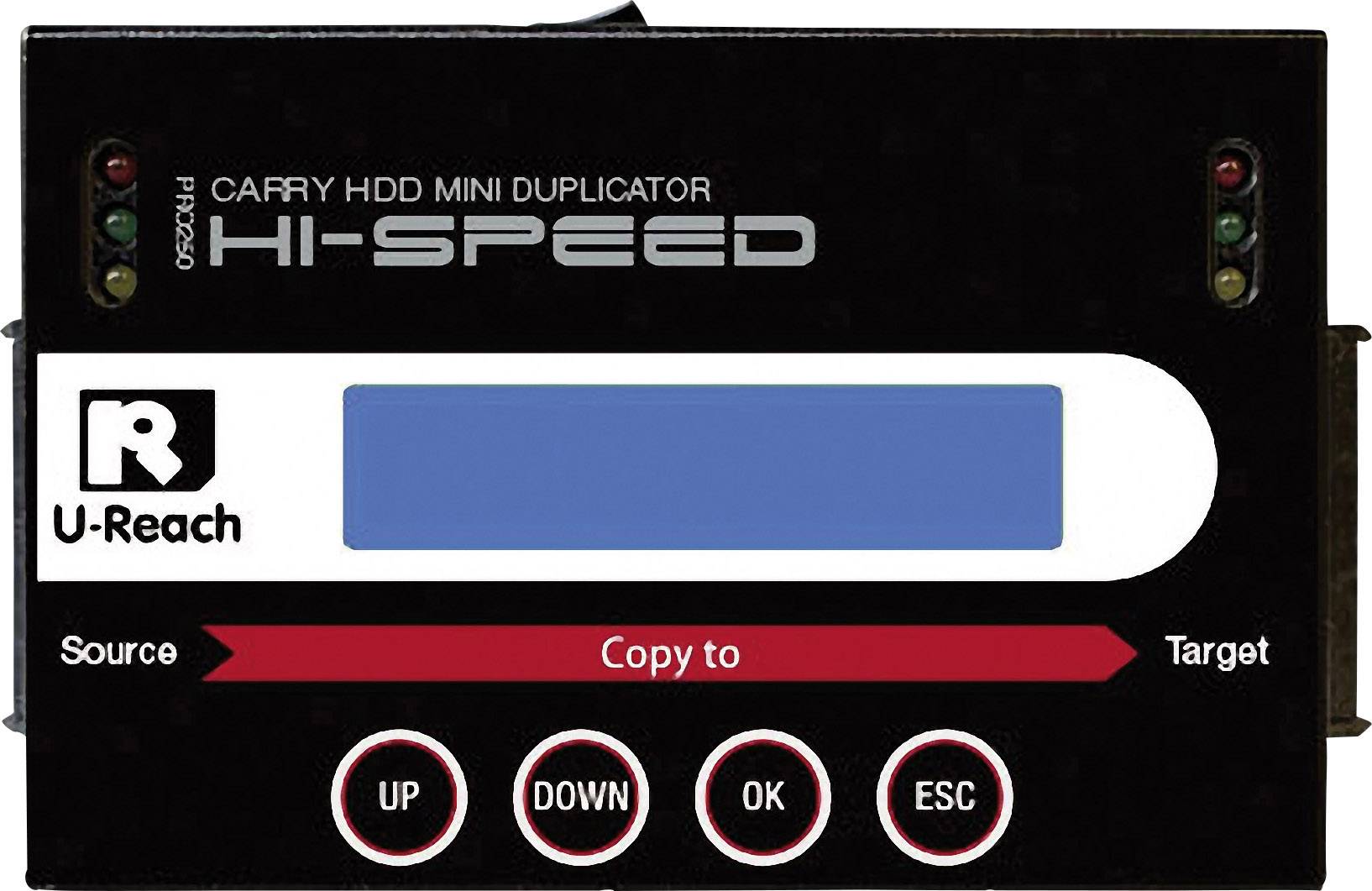 Renkforce PRO250 1x HDD copy station SATA incl. eraser function, portable-1