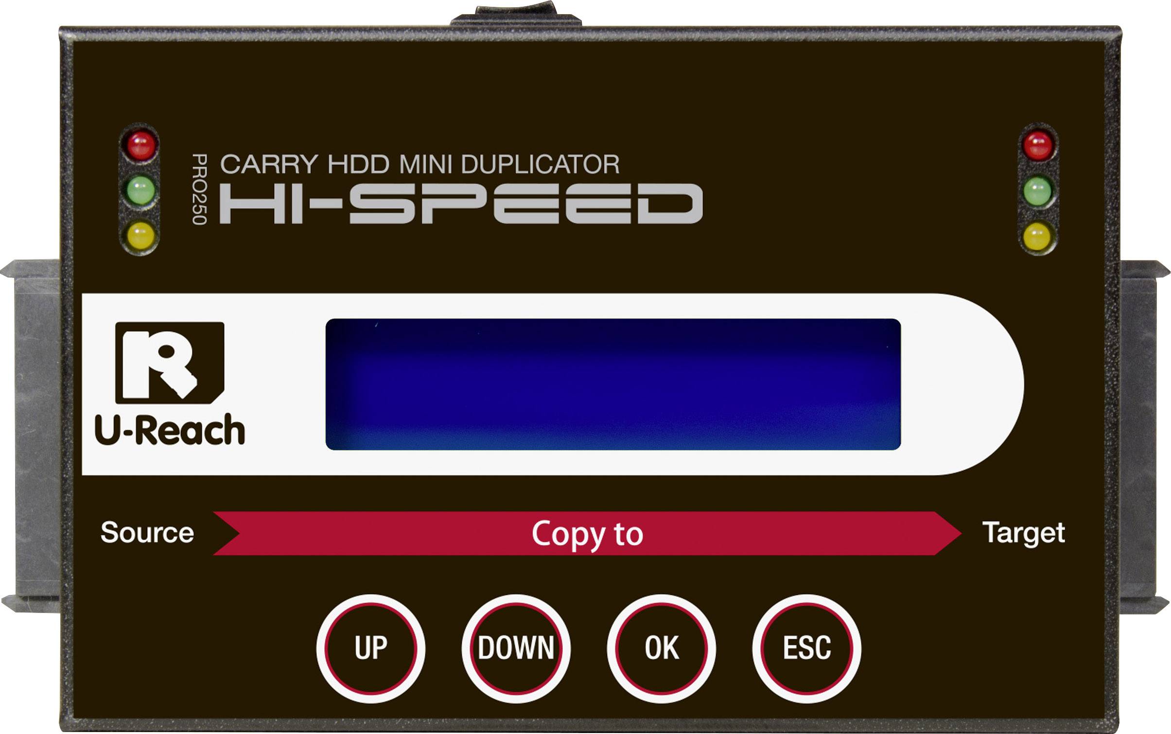 Renkforce PRO250 1x HDD copy station SATA incl. eraser function, portable-2