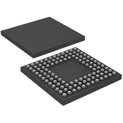 'Image of a BGA chip showing the pins and an underlying socket. The pins are evenly distributed.'