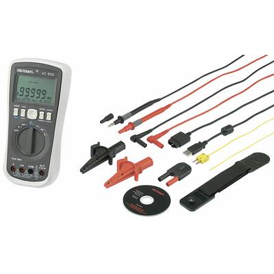 VOLTCRAFT VC950 Handheld multimeter Digital Data logger CAT III 1000 V, CAT IV 600 V Display (counts): 100000-5