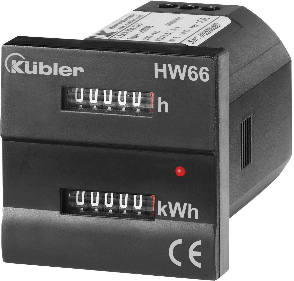 Kuebler HW66 M 230 VAC Electricity meter (AC) Mechanical 16 A MID-approved: Yes 1 pc(s)