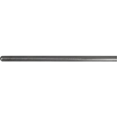 A long, smooth metal rod, cylindrical in shape, horizontally aligned, against a neutral background.