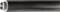 A hollow, horizontal metal roller with a cylindrical shape, potentially used for industrial or mechanical purposes.