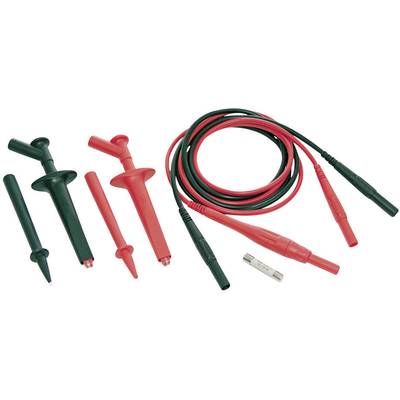 Stäubli SET CAT IV Safety test lead et Banana jack 4 mm Banana jack 4 mm 1.00 m Black, Red 1 pc(s)